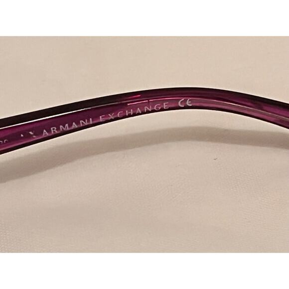 Armani Exchange Glasses Frame ~ With Case ~ Purple - Picture 12 of 12